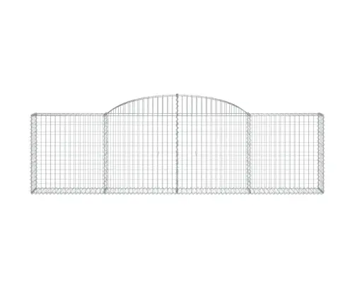 Kaarekujulised Gabioonkorvid 9 Tk, 300X30X80/100 cm Raud