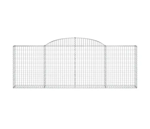 Kaarekujulised Gabioonkorvid 12 Tk, 300X30X100/120 cm Raud