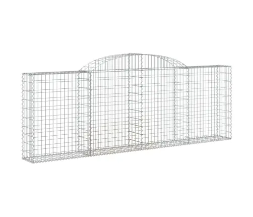 Arkveida Gabiona Grozi, 20Gb., 300X30X100/120Cm, Cinkota Dzelzs Vidaxl