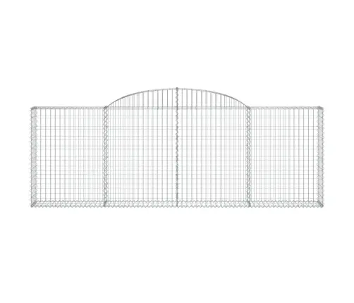 Išlenkti Gabiono Krepšiai, 30Vnt., 300X30X100/120cm Geležis