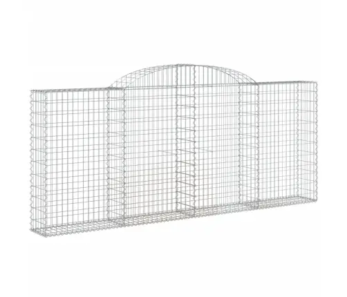 Arkveida Gabiona Grozi, 8 Gb., 300X30X120/140Cm, Cinkota Dzelzs Vidaxl