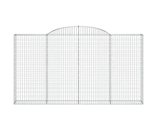 Kaarekujulised Gabioonkorvid 7 Tk, 300X30X160/180 cm Raud