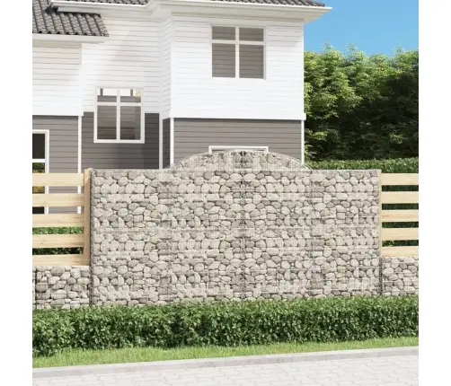 Kaarekujulised Gabioonkorvid 7 Tk, 300X30X160/180 cm Raud