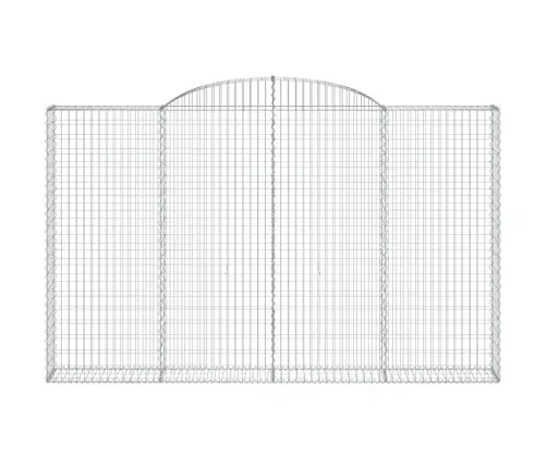 Išlenkti Gabiono Krepšiai, 3Vnt., 200X30X180/200cm Geležis