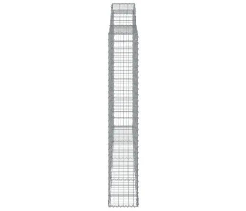 Arkveida Gabiona Grozi, 6 Gb., 300X30X180/200Cm, Cinkota Dzelzs Vidaxl