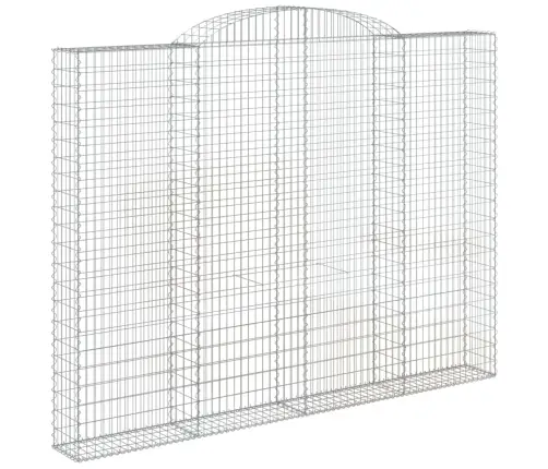 Arkveida Gabiona Grozi, 2 Gb., 300X30X220/240Cm, Cinkota Dzelzs Vidaxl