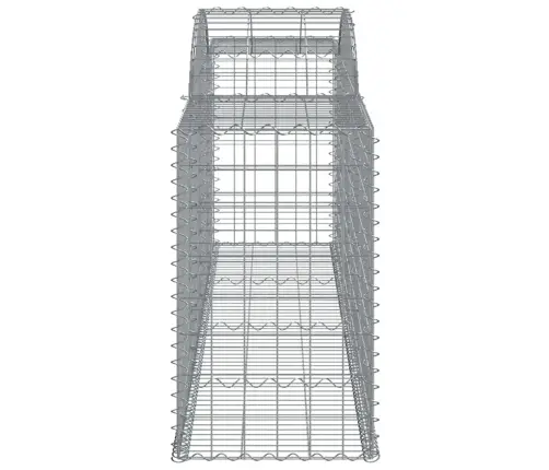 Arkveida Gabiona Grozi, 15 Gb., 300X50X80/100Cm, Cinkota Dzelzs Vidaxl