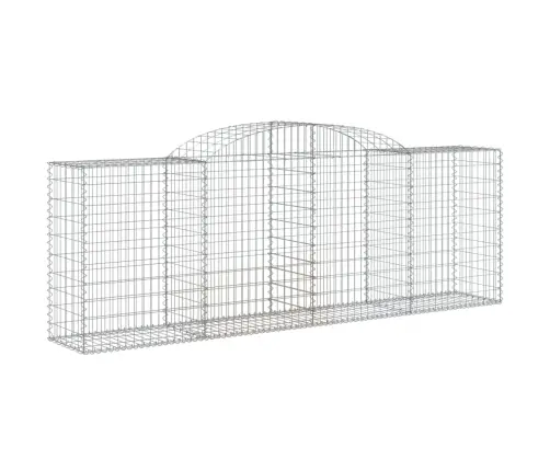 Išlenkti Gabiono Krepšiai, 13Vnt., 300X50X100/120cm Geležis