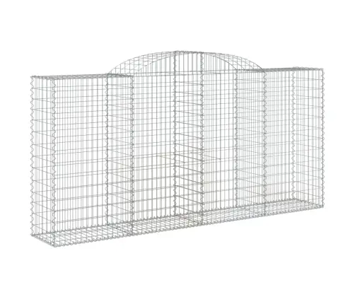 Kaarekujulised Gabioonkorvid 2 Tk, 300X50X140/160 cm Raud