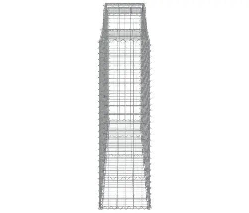 Arkveida Gabiona Grozi, 2 Gb., 300X50X160/180Cm, Cinkota Dzelzs Vidaxl