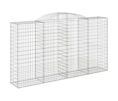 Arkveida Gabiona Grozi, 5 Gb., 300X50X160/180Cm, Cinkota Dzelzs Vidaxl