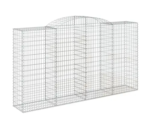 Kaarekujulised Gabioonkorvid 15 Tk, 300X50X160/180 cm Raud