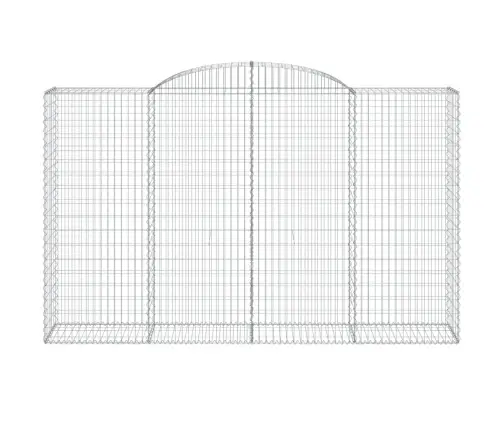 Arkveida Gabiona Grozi, 4 Gb., 300X50X180/200Cm, Cinkota Dzelzs Vidaxl