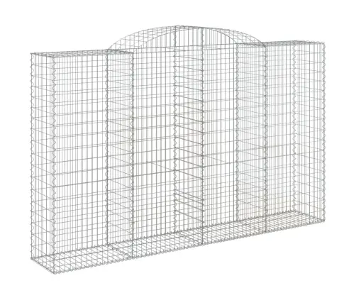 Arkveida Gabiona Grozi, 6 Gb., 300X50X180/200Cm, Cinkota Dzelzs Vidaxl