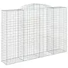 Kaarekujulised Gabioonkorvid 4 Tk, 300X50X200/220 cm Raud