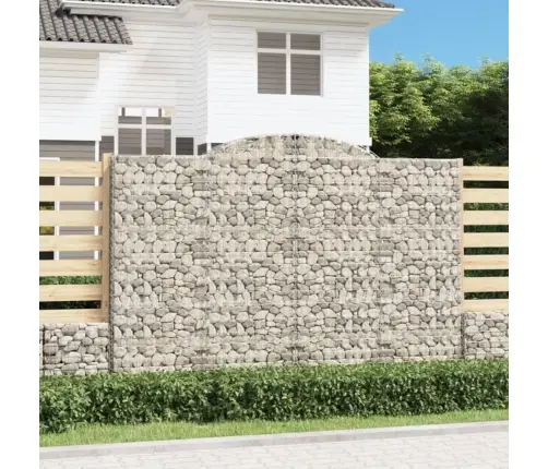 Kaarekujulised Gabioonkorvid 4 Tk, 300X50X200/220 cm Raud