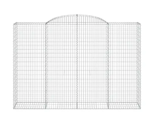 Išlenkti Gabiono Krepšiai, 5Vnt., 300X50X200/220cm Geležis