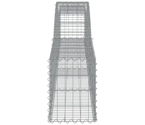 Arkveida Gabiona Grozi, 3 Gb., 400X30X40/60 Cm, Cinkota Dzelzs Vidaxl