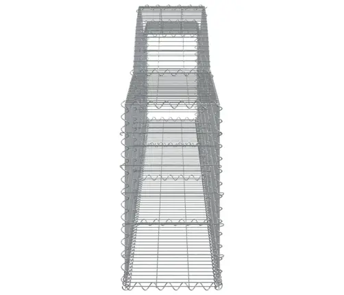 Kaarekujulised Gabioonkorvid 9 Tk, 400X30X60/80 cm Raud