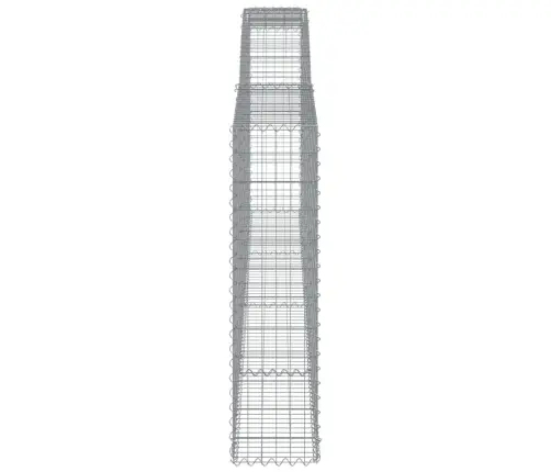 Kaarekujulised Gabioonkorvid 3 Tk, 400X30X120/140 cm Raud