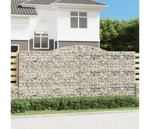 Išlenkti Gabiono Krepšiai, 5Vnt., 400X30X180/200cm Geležis