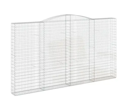 Arkveida Gabiona Grozi, 6 Gb., 400X30X220/240Cm, Cinkota Dzelzs Vidaxl