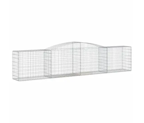 Išlenkti Gabiono Krepšiai, 8Vnt., 400X50X80/100cm Geležis