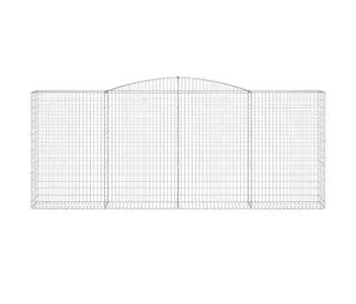 Kaarekujulised Gabioonkorvid 15 Tk, 400X50X160/180 cm Raud
