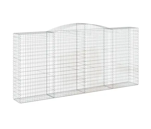 Arkveida Gabiona Grozi, 10Gb., 400X50X180/200Cm, Cinkota Dzelzs Vidaxl
