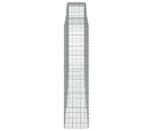 Arkveida Gabiona Grozi, 6 Gb., 400X50X200/220Cm, Cinkota Dzelzs Vidaxl