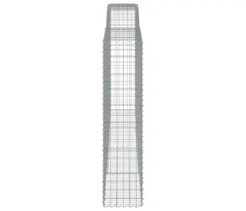 Arkveida Gabiona Grozi, 15Gb., 400X50X200/220Cm, Cinkota Dzelzs Vidaxl