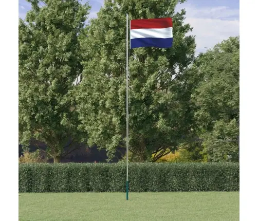 Nyderlandų Vėliava Su Stiebu, Aliuminis, 6,08M