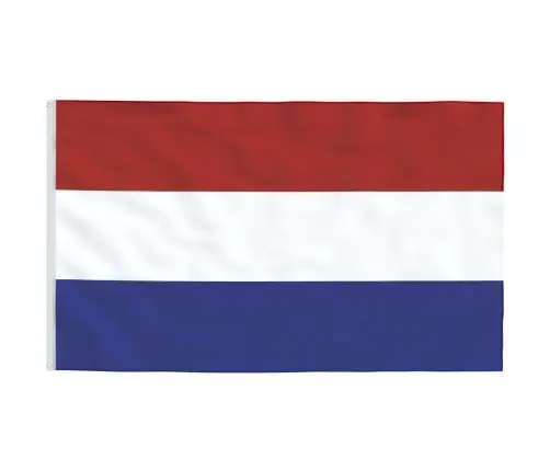 Nīderlandes Karogs Un Masts, 5,55 M, Alumīnijs Vidaxl