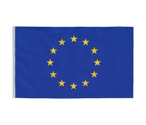 Eiropas Savienības Karogs Un Masts, 5,55 M, Alumīnijs Vidaxl