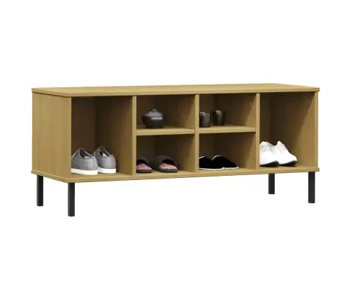 Kingariiul Metalljalgadega, Pruun, 106X35X45 cm "Oslo"