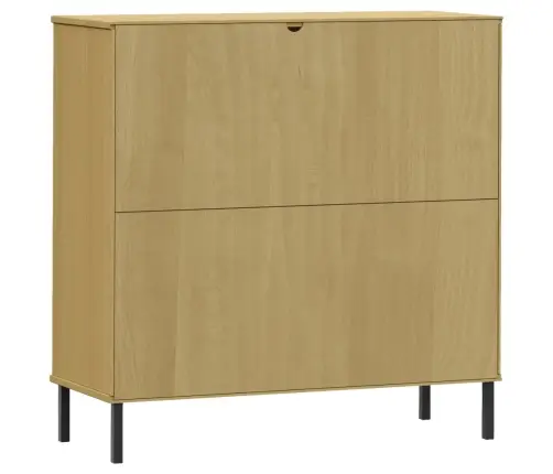 Grāmatu Skapis Ar Metāla Kājām Oslo, Brūns, 90X35X90,5Cm, Koks Vidaxl Grāmatu Skapis Ar Metāla Kājām Oslo, Brūns, 90X35X90,5Cm, Koks Vidaxl