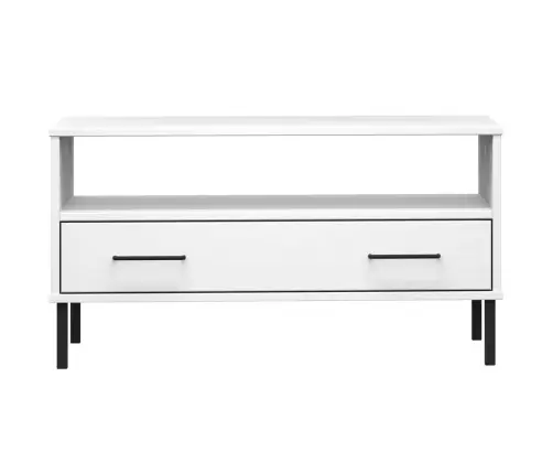 Kavos Staliukas Su Kojomis, Baltas, 85X50X45cm Mediena, Oslo