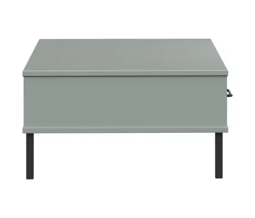 Kafijas Galdiņš Ar Metāla Kājām Oslo, Priedes Masīvkoks, Pelēks Vidaxl Kafijas Galdiņš Ar Metāla Kājām Oslo, Priedes Masīvkoks, Pelēks Vidaxl