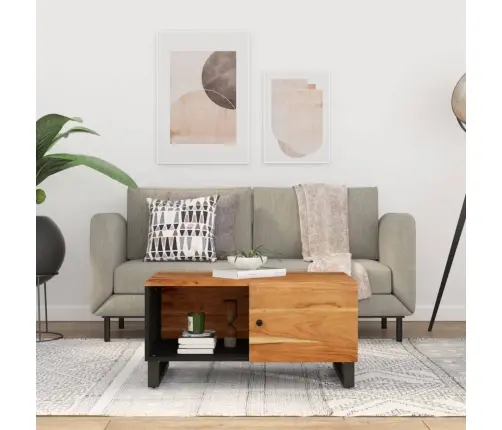 Kafijas Galdiņš, 80X50X40 Cm, Akācijas Koks, Inženierijas Koks Vidaxl