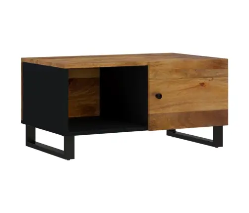 Kohvilaud, 80 X 50 X 40 cm Mangopuit Ja Tehispuit Kohvilaud, 80 X 50 X 40 cm Mangopuit Ja Tehispuit
