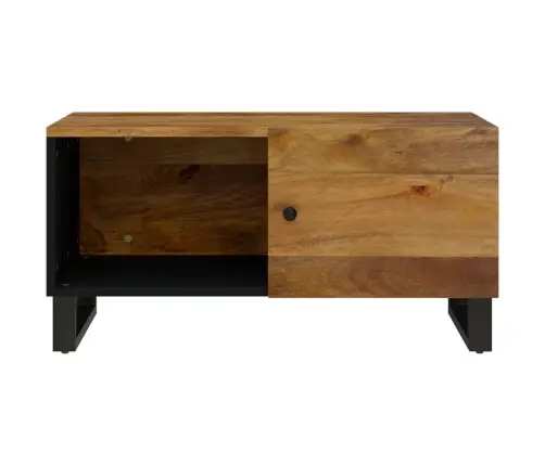 Kohvilaud, 80 X 50 X 40 cm Mangopuit Ja Tehispuit Kohvilaud, 80 X 50 X 40 cm Mangopuit Ja Tehispuit