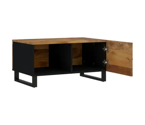 Kohvilaud, 80 X 50 X 40 cm Mangopuit Ja Tehispuit Kohvilaud, 80 X 50 X 40 cm Mangopuit Ja Tehispuit