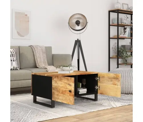 Kavos Staliukas, 80X50X40cm Mango Masyvas Ir Apdirbta Mediena