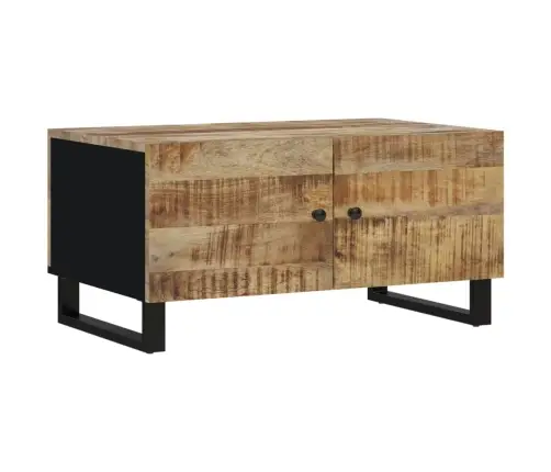 Kavos Staliukas, 80X50X40cm Mango Masyvas Ir Apdirbta Mediena