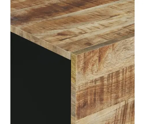 Kavos Staliukas, 80X50X40cm Mango Masyvas Ir Apdirbta Mediena