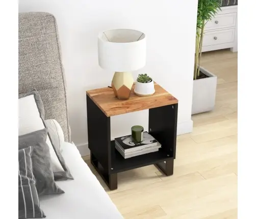 Kafijas Galdiņš, 40X31X46 Cm, Akācijas Koks, Inženierijas Koks Vidaxl