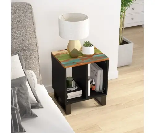 Šoninis Staliukas, 40X31X46cm Perdirbta Ir Apdirbta Mediena