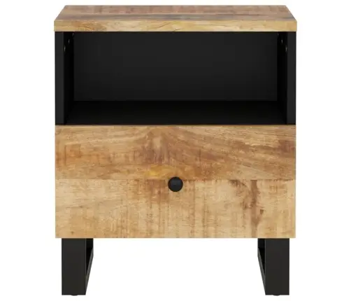 Naktinės Spintelės, 2Vnt., Mango Masyvas Ir Apdirbta Mediena