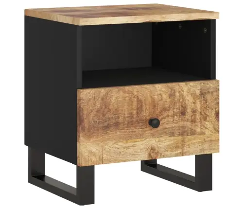 Naktinės Spintelės, 2Vnt., Mango Masyvas Ir Apdirbta Mediena