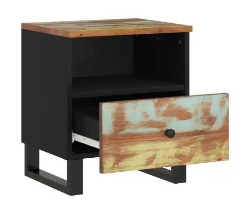 Naktinės Spintelės, 2Vnt., Perdirbta Ir Apdirbta Mediena